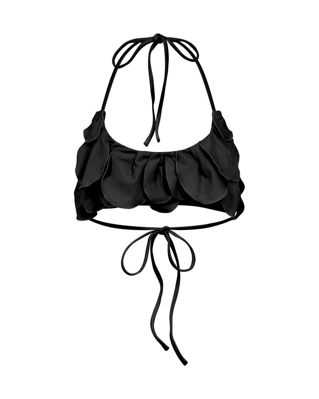 Petal bikini bandeau top