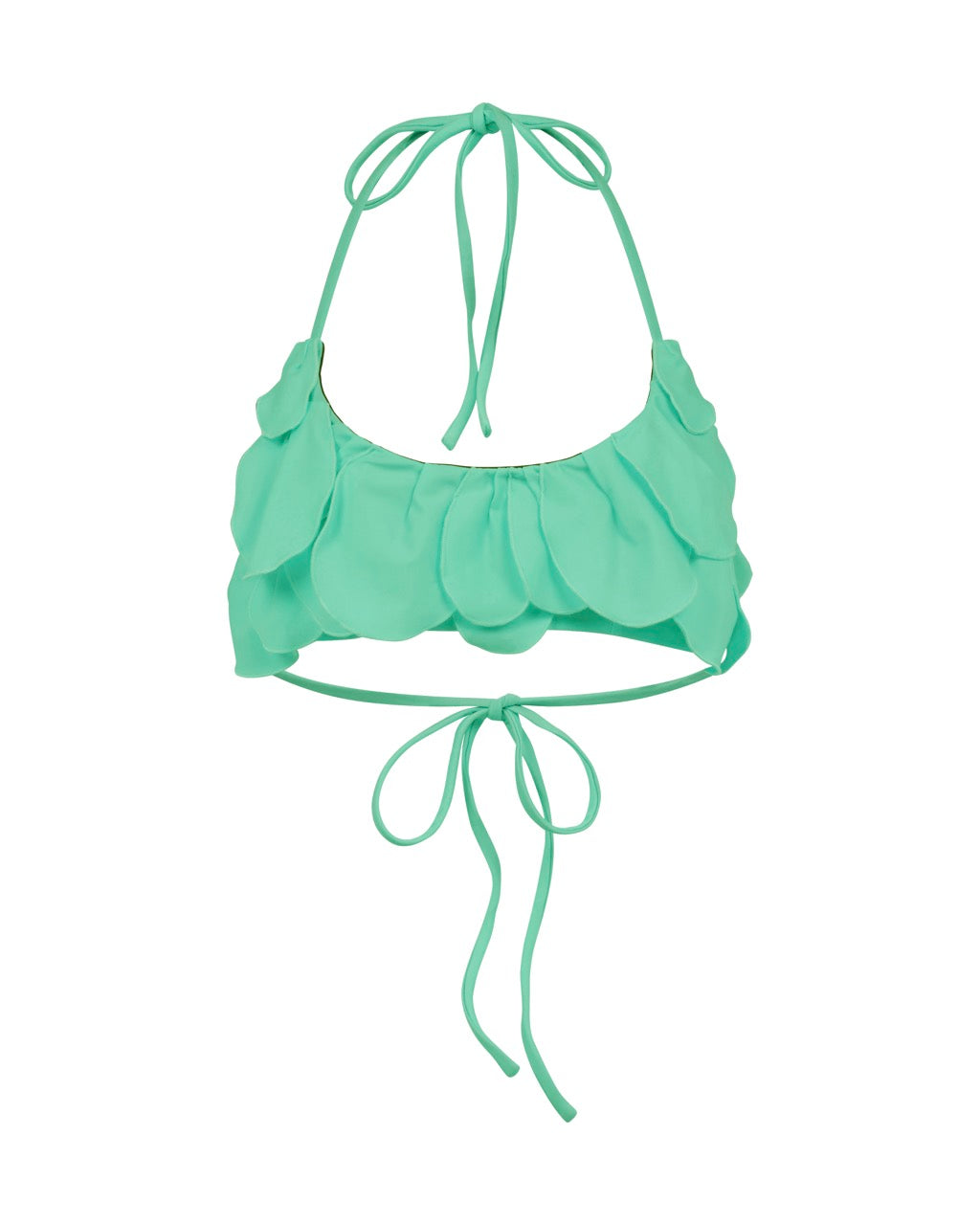 Petal bikini bandeau top